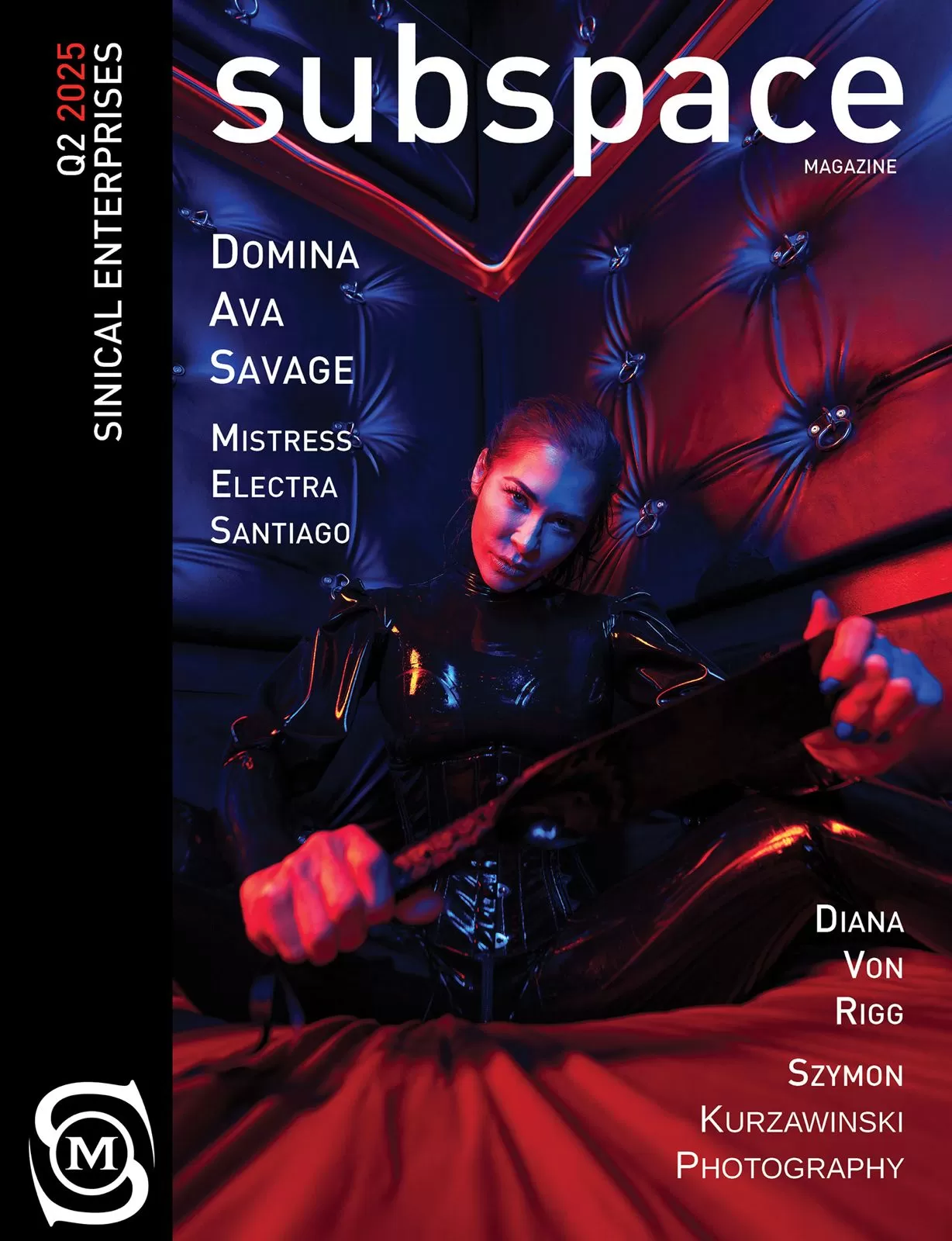Subspace Magazine featuring Mistress Diana Von Rigg